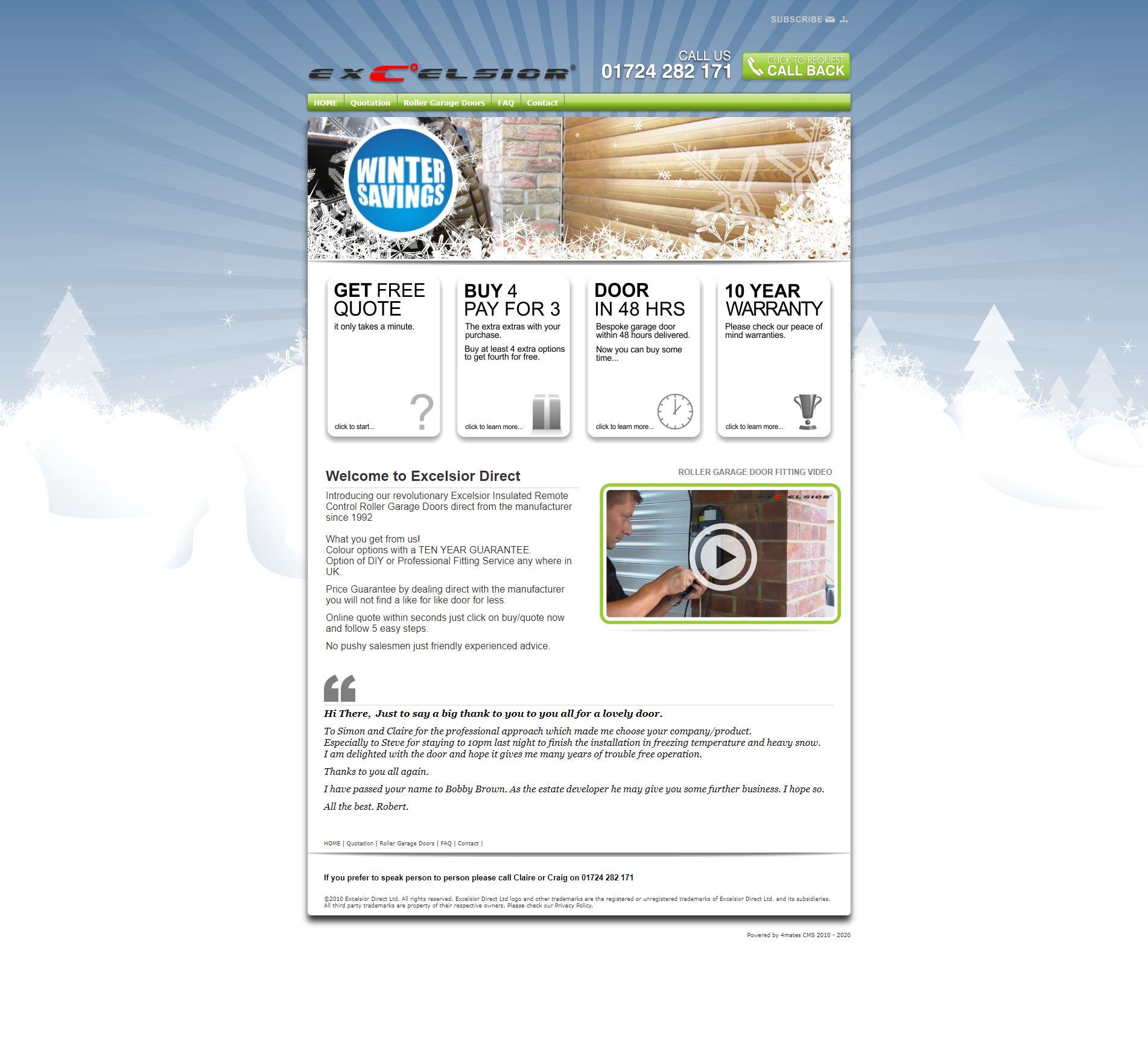 Strona do zamawiania bram garażowych wersja pierwsza wraz z panelem do zarządzania zamówieniami